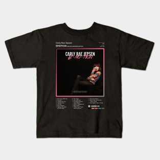 Carly Rae Jepsen - Emotion Tracklist Album Kids T-Shirt